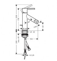 AXOR HANSGROHE STARCK BIDE